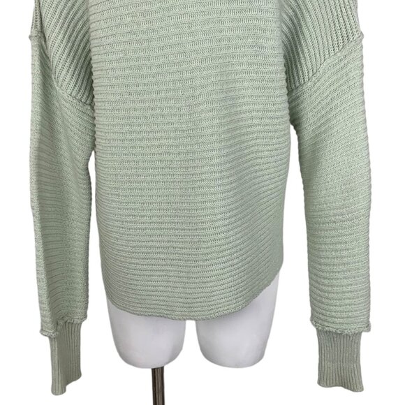 Free People Marlie Pullover Sweater S Green 50 Shades Of Sage - Picture 10 of 12